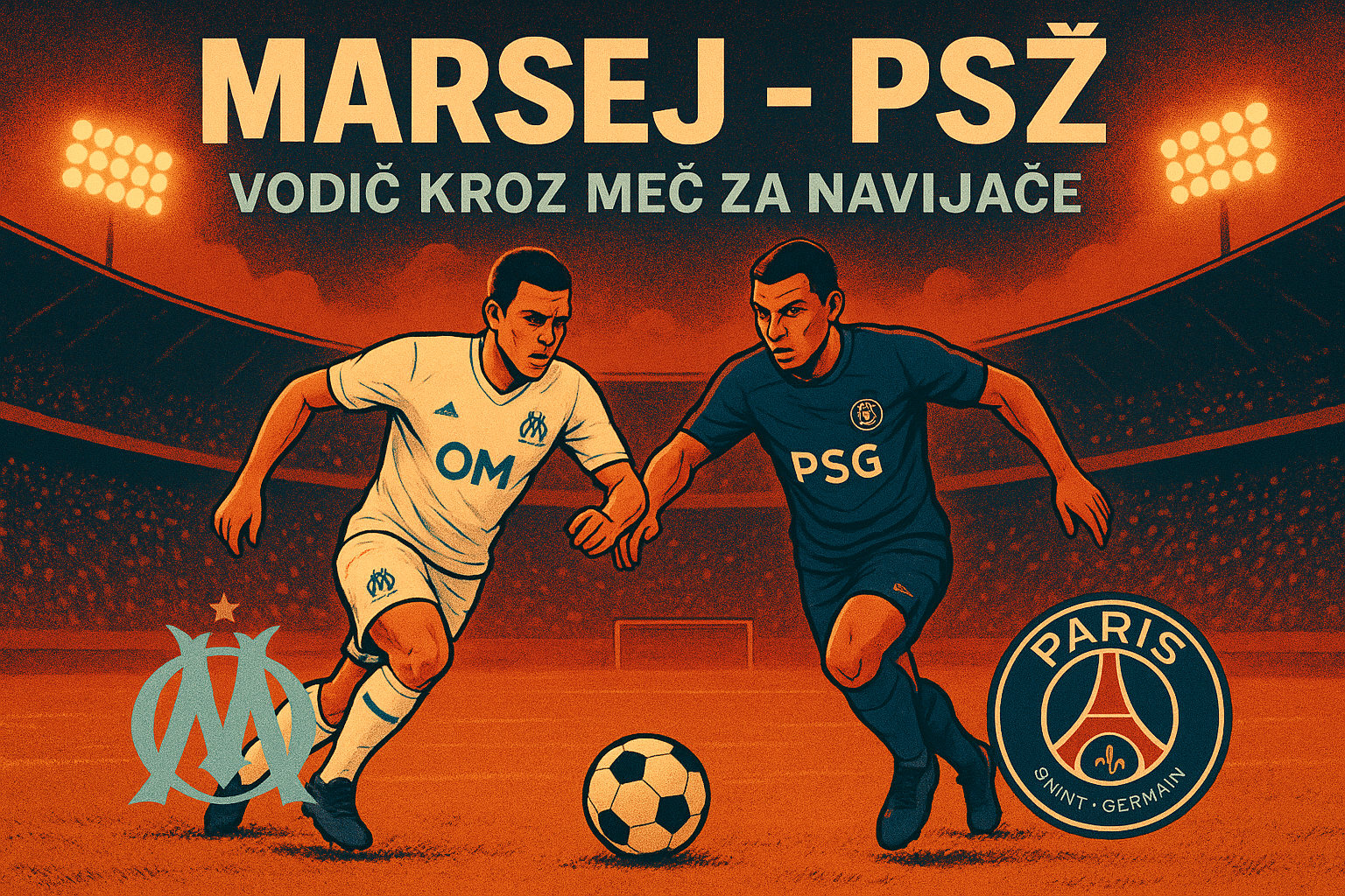Marsej - PSŽ: vodič kroz meč za navijače